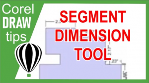 Segment Dimension tool in CorelDraw