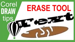 Eraser tool in CorelDraw