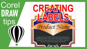 Creating labels using the Interactive Contour tool in CorelDraw