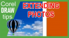 Extending a photo in Coreldraw