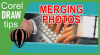 Merging photos in CorelDraw