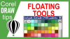 Floating tools in CorelDraw