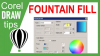 Creating Fountain Fill in CorelDraw