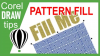 Using Pattern Fill in CorelDraw