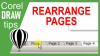 Rearranging pages in CorelDraw