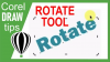 Rotating objects in CorelDraw