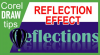 Creating text reflection in CorelDraw