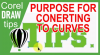 How to convert text to curves in CorelDraw