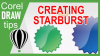 Creating starburst in CorelDraw