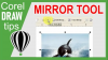 Using the mirror command in CorelDraw X4