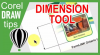 CorelDraw X4 Dimension Tool