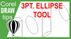 3 Pt Ellipse Tool in CorelDraw