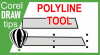 Polyline tool in CorelDraw