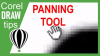 Panning tool in CorelDraw