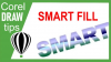 Using the Smart Fill tool in Coreldraw