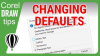 Changing Document Defaults in CorelDraw