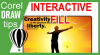 Using the Interactive Fill tool in CorelDraw