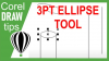 3-Point Ellipse tool in CorelDRAW