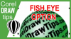 Using the Fish Eye lens effect in CorelDraw