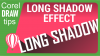 Creating a long shadow effect