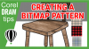 Creating a seamless bitmap pattern in CorelDraw