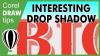 Creating an interesting text drop shadow in CorelDraw