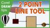 2 point line tool in CorelDraw