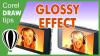 Creating gloss effect on a product photo in CorelDraw