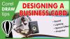 Designing Business cards in CorelDraw