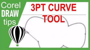 3 Point Curve tool in CorelDraw