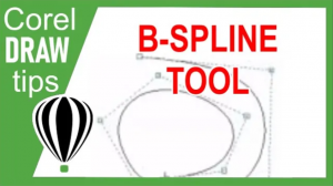 B Spline tool in CorelDraw