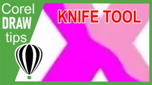 Knife tool in CorelDraw