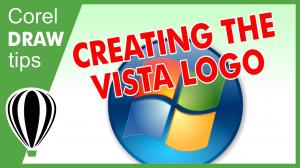 Creating Vista Logo in CorelDraw
