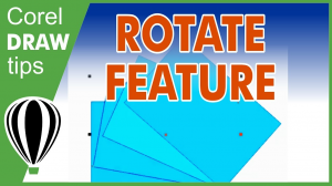 Using rotate feature to create a nice graphic using CorelDraw
