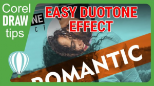 Easy duotone effect in CorelDraw
