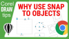 Why use the snap to object setting in CorelDraw