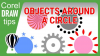 Distributing objects around a circle in CorelDraw